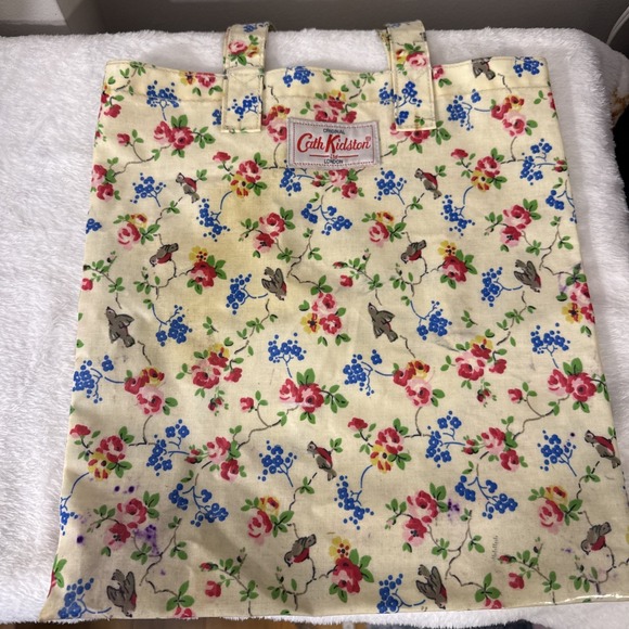 Cath Kidston Handbags - Cath Kidston Ltd Original London Oilcloth PVC Coated Tote Bag Birds Water Resis